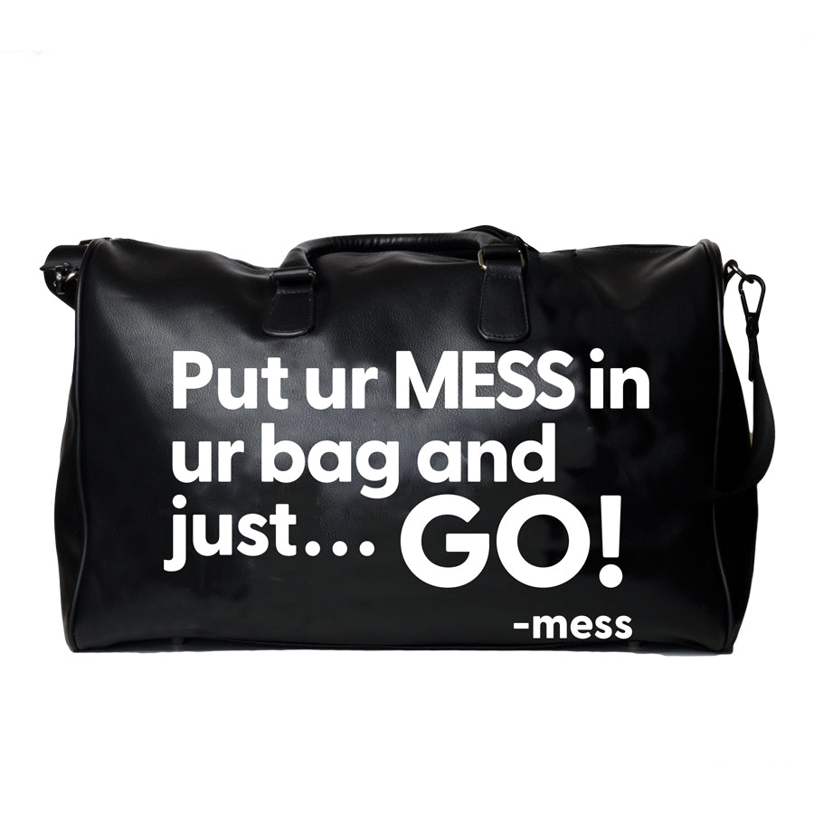 Message Carry On Duffle Bag Censored