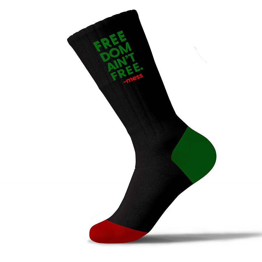 Freedom ain't free socks