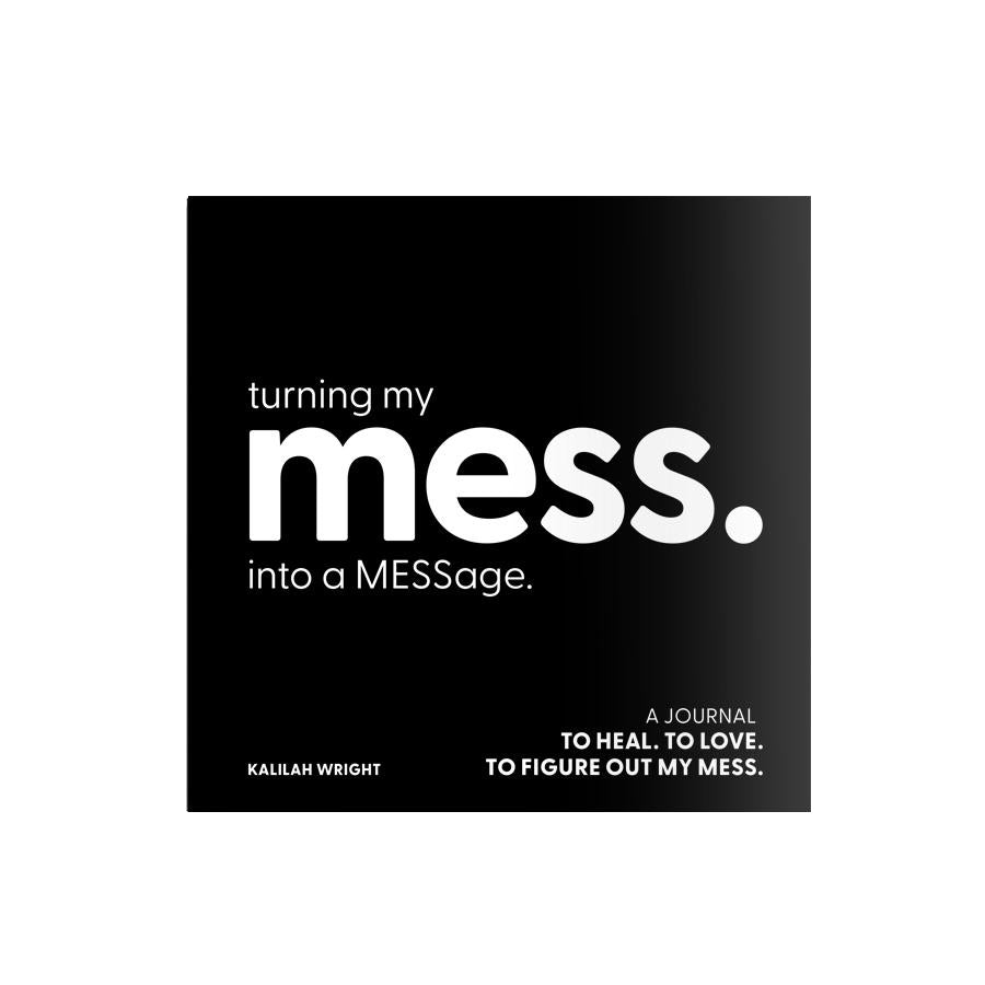 Turning my mess into a MESSage writing prompt journal
