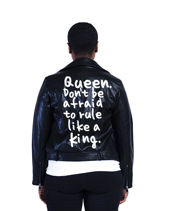 Faux Leather Queen Jacket