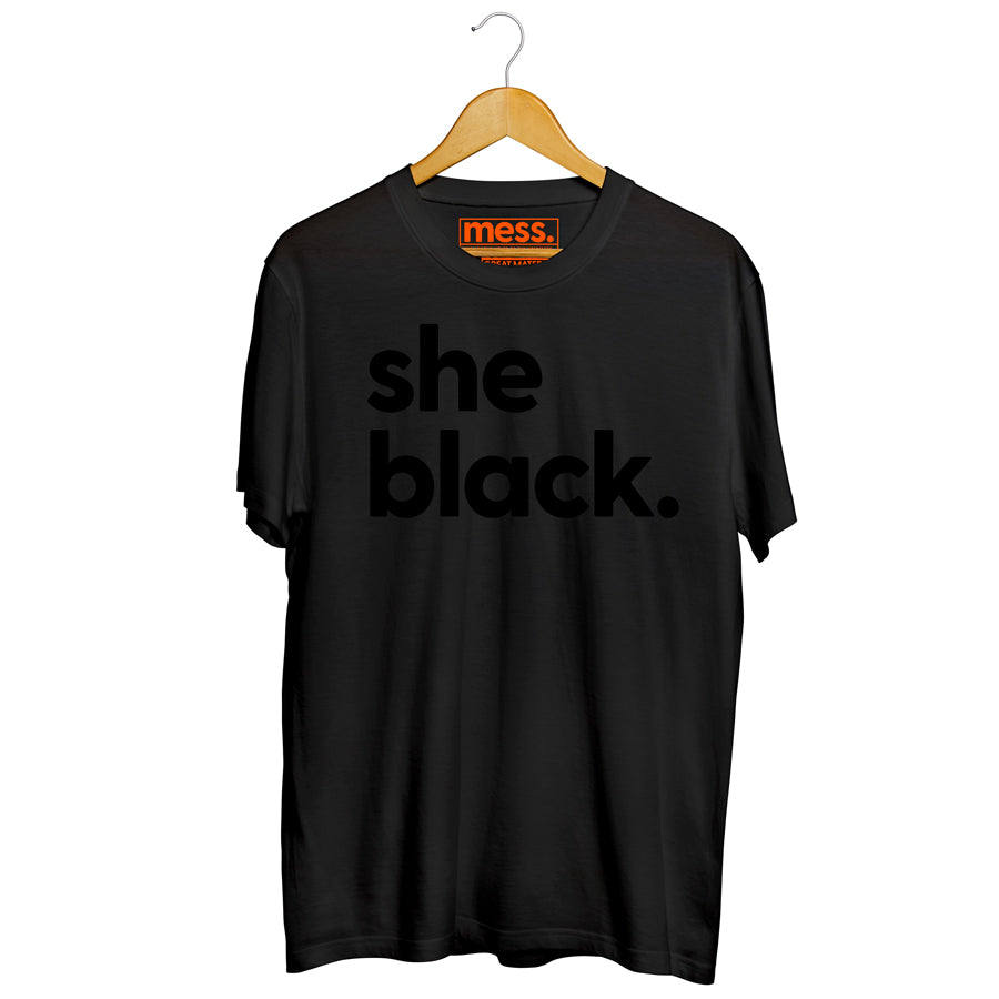 She Black.